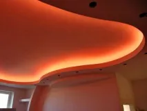 Натяжна стеля на кухні зі швидкою установкою в районі Коньково, великий каталог натяжних стель швидкою