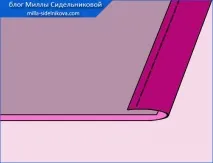 Обробка низу виробів з підкладкою підкладкою