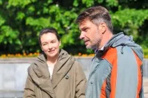 телевизионния сериал актрисата имаше