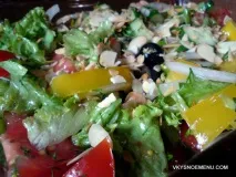 Salata de legume cu migdale - Meniu delicios