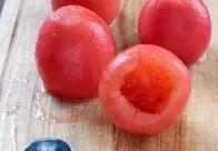 Помідори, фаршировані сочевицею та креветками, Покроковий рецепт з фото сочевицею