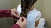 дясната страна рози