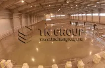Промислові наливні підлоги зміцнені з топінгом наливні
