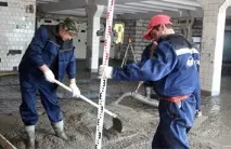 Промислові наливні підлоги зміцнені з топінгом зміцнені