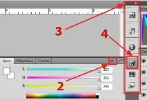 Робота з палітрами в Adobe Photoshop adobe