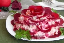 Салат «Чорна троянда» рецепт з фото, як приготувати на салат