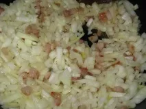 Картопляні лежні з м’ясом. лежні