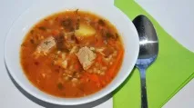 Supa Kharcho cu cartofi si pui reteta cu fotografie