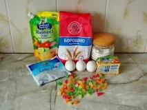 Випічка з цукатами мафіни цукатами
