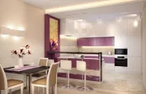 Висота стійки на кухні комфортні габарити фото приклади кухні
