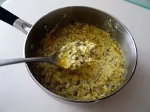 Закуска з шампіньйонами та куркою. куркою