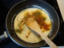 Закуска з шампіньйонами та куркою. шампіньйонами