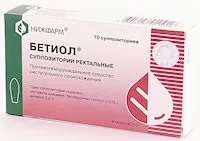 Бетіол - інструкція із застосування, опис, наявність, відгуки, аналоги застосування