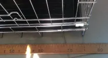 ДКс042С-Хром №1 Клітка тварин 78*48*55 хромована Клітка