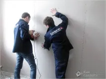 подравняване стените