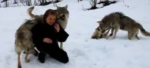 момиче вълци