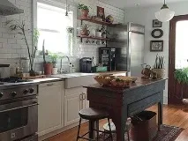 Еклектична кухня стильне поєднання непоєднуваного кухня