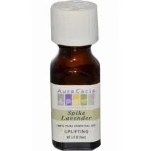 Ефірне масло Aura Cacia Spike Lavender, Uplifting, Лаванда Спайк - «Універсальний арома-цілитель cacia