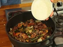 Яловичина, тушкована з рисом та овочами - покроковий рецепт з фото на овочами