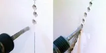 дупки линията строб