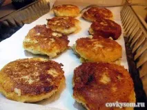 Картопляні котлети з пюре пюре
