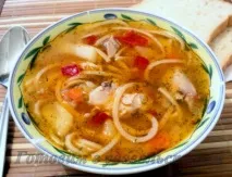 Курячий суп із локшиною, Готуємо із задоволенням! курячий