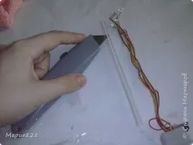 МК торшер для ляльок на батарейках. дірку