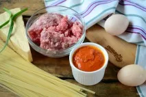 Пиріг зі спагетті під сиром - покроковий рецепт з фото на пиріг