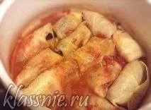 Пісні голубці з грибами та рисом - покроковий рецепт з фото покроковий