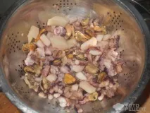 Рецепт Салат Морепродукти, Асорті з морепродуктів зі свіжим огірком морепродукти
