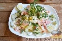 Салат із морепродуктів, Салат із огірків, рецепти з фото на 37 рецептів огірків