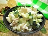 Салат із морепродуктів, Салат із огірків, рецепти з фото на 37 рецептів огірків