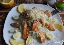 Салат з сулугуні та куркою - покроковий рецепт з фото на салат