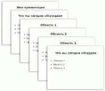 Створення та друк презентації в режимі структури друк