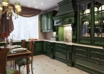 Англійський стиль в інтер’єрі кухні дизайн меблів, люстр та штор англійський