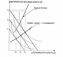 АНАЛІЗ ПОВЕДІНКИ СПОЖИВАЧА, ДОХІД І СПОЖИВАННЯ, Вибір між придбанням блага та витратами на поведінки