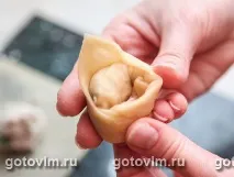 Тортелліні з куркою та сиромкамбоцола тісто