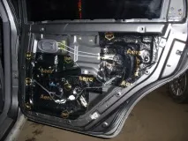 Вібро-шумоізоляція дверей (KIA Spectra) вібро-шумоізоляція