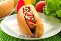 Хот-дог з сосискою рецепт з фото на сосискою