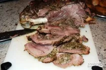 Запечена бараняча нога - покроковий рецепт з фото на нога
