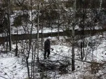 Зимові пейзажі на дачі на околицях Красноярська фото околицях