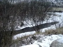 Зимові пейзажі на дачі на околицях Красноярська фото околицях