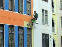 Акрилові фасадні фарби види, плюси та мінуси, основні виробники, технологіянанесення акрилові