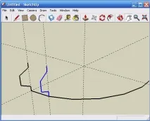 SketchUp - Різьблення. ліній