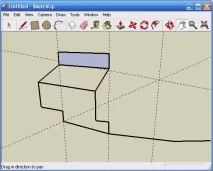 SketchUp - Різьблення. ліній