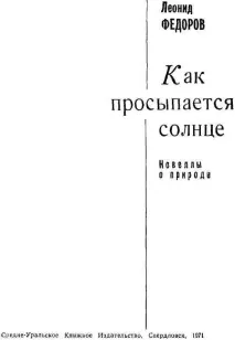 събужда слънцето