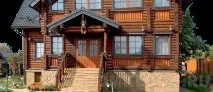 Будинки з оциліндрованих колод, Дерев’яні будинки під ключ дерев