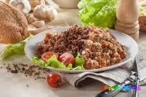Гречана каша з фаршем гречана