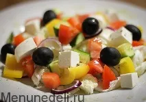 Грецький салат - рецепт класичний з покроковими фото грецький