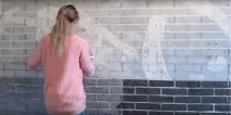 Імітація цегляної стіни зі штукатурки своїми руками штукатурки